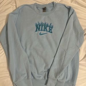 Blue Nike crewneck